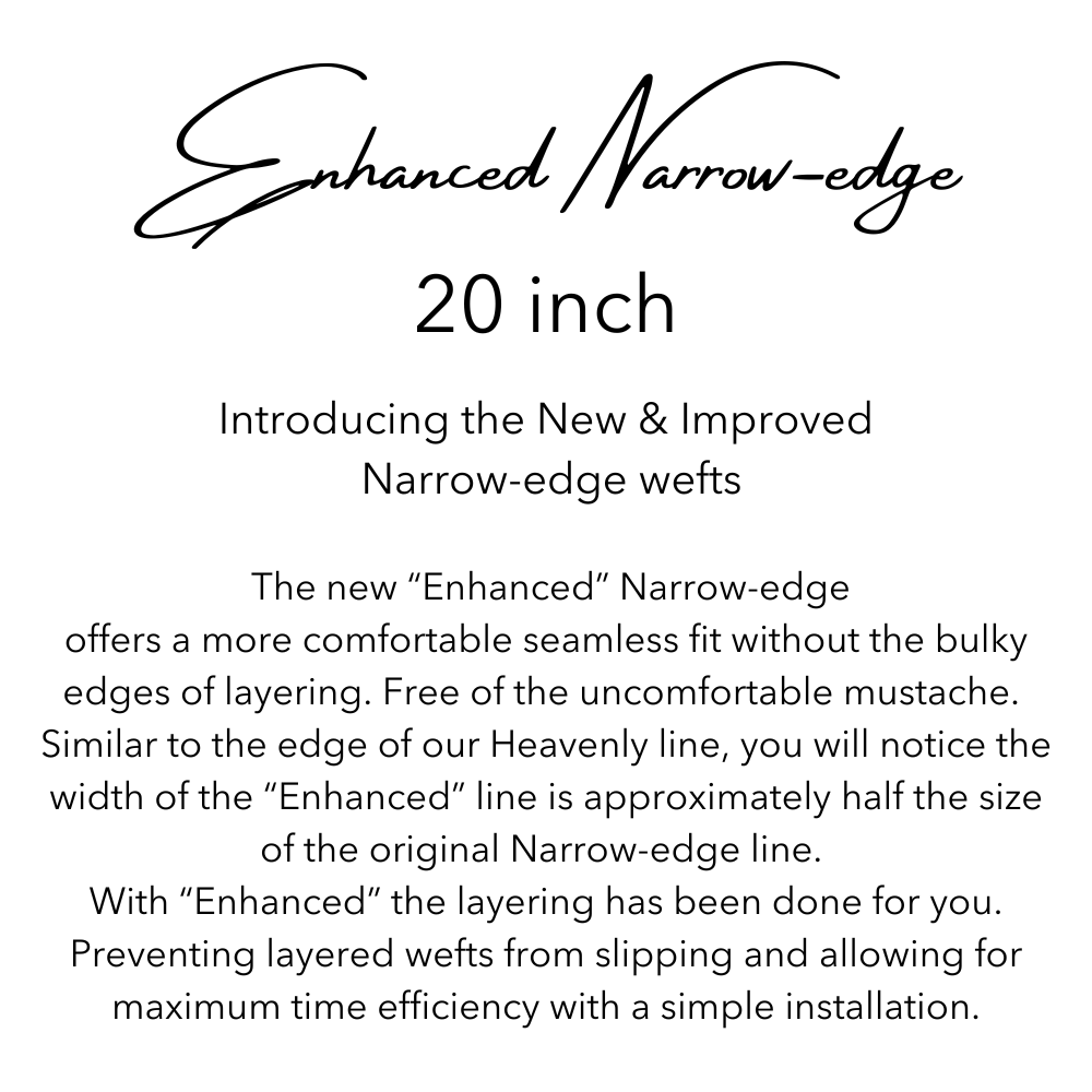 Brunette Balayage "Bronde" Enhanced Narrow Edge