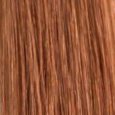 copper luxury line hair extension closeup