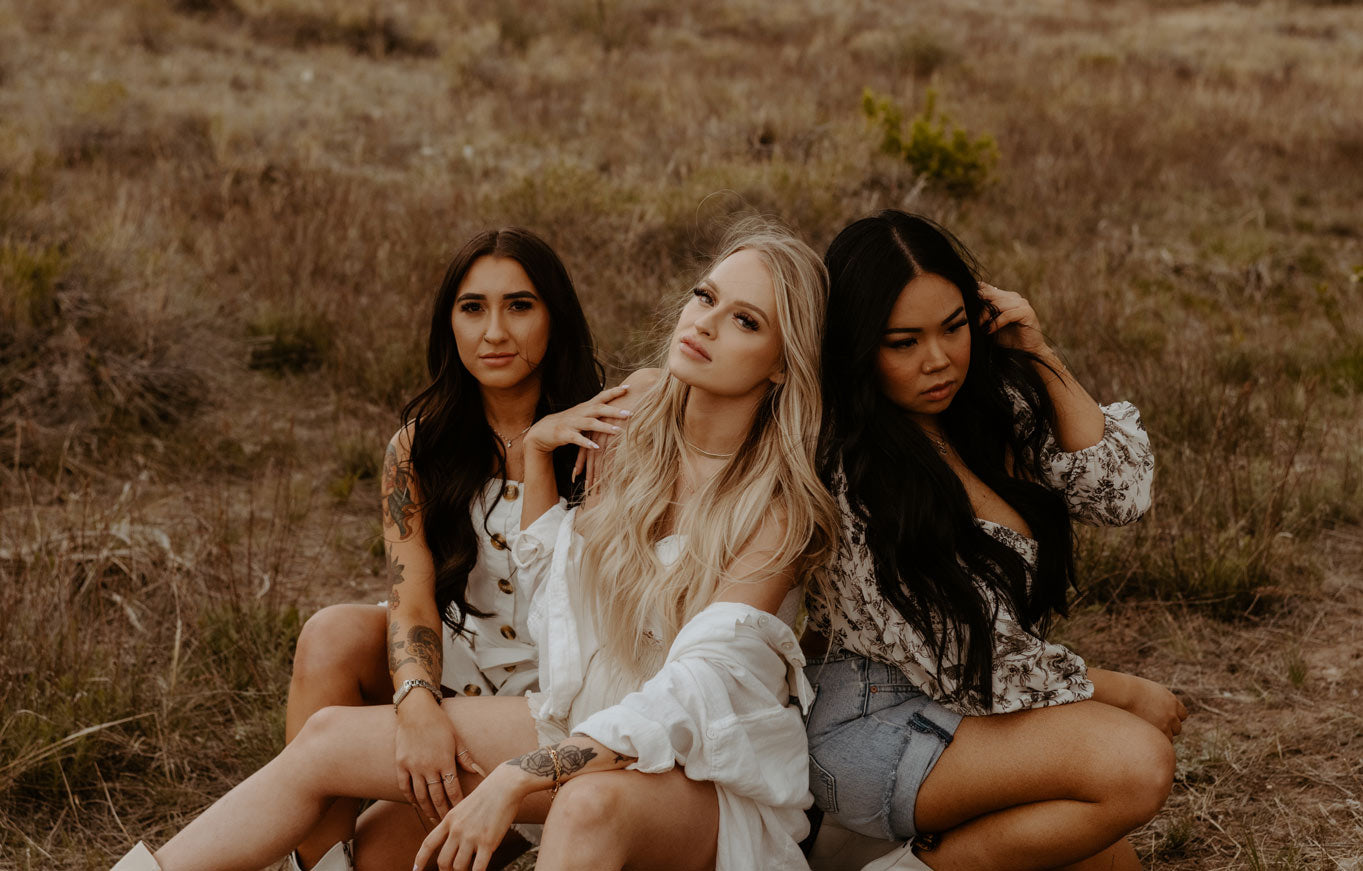 women wearing bello haven hair extensions 