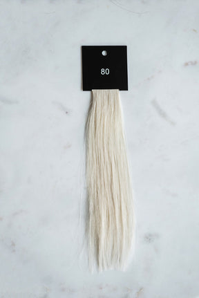 80 heavenly hair extension above view