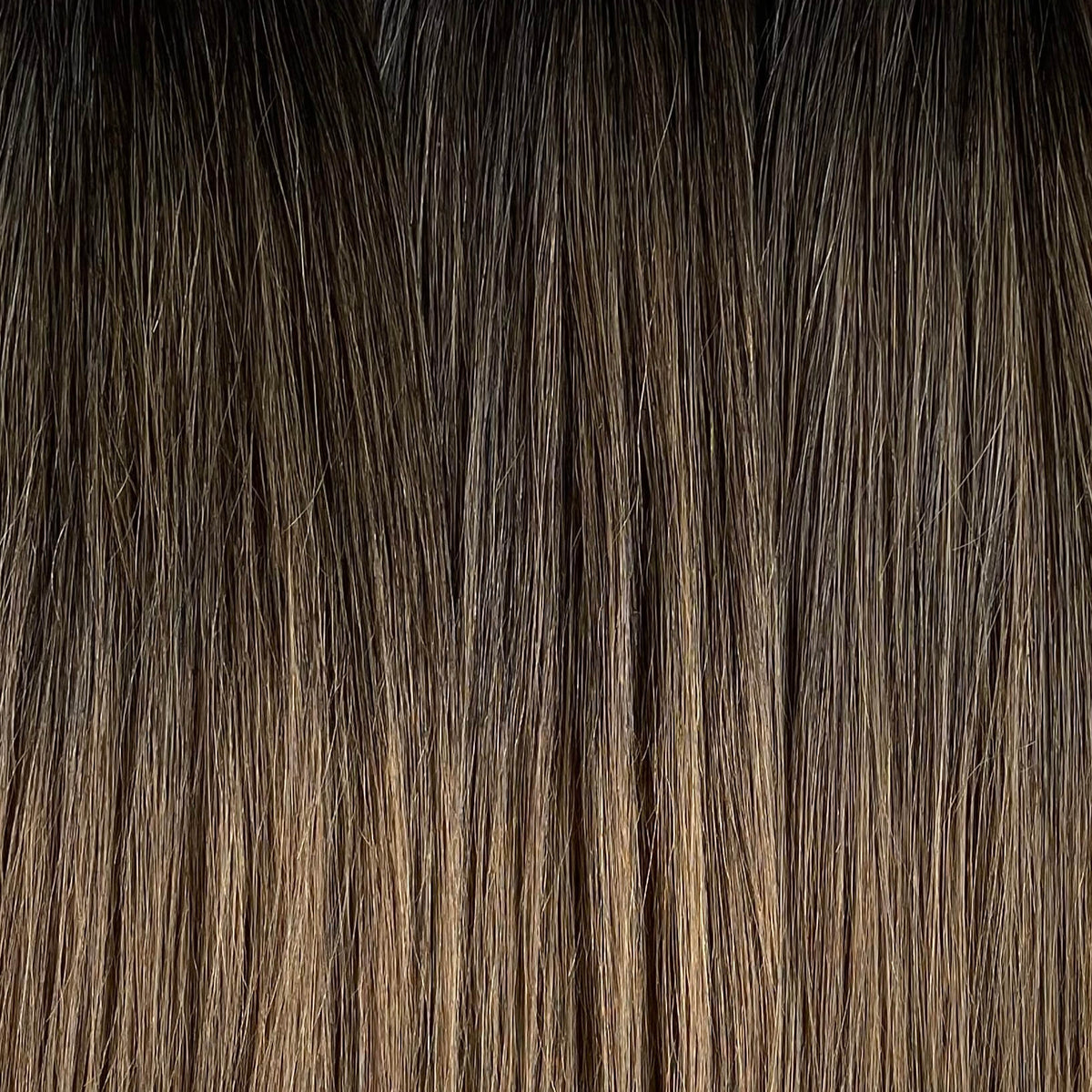 desert bronze heavenly hair extension closeup